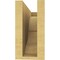 Ekena Millwork 4"W x 12"D x 8"H Classic Asheboro Rough Cedar Woodgrain TimberThane Corbel, Primed Tan CORUR04X12X08ASHRCPR - alternate 3